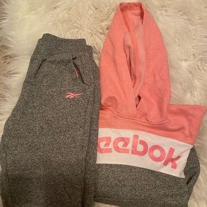 Reebok girls jogging suit.